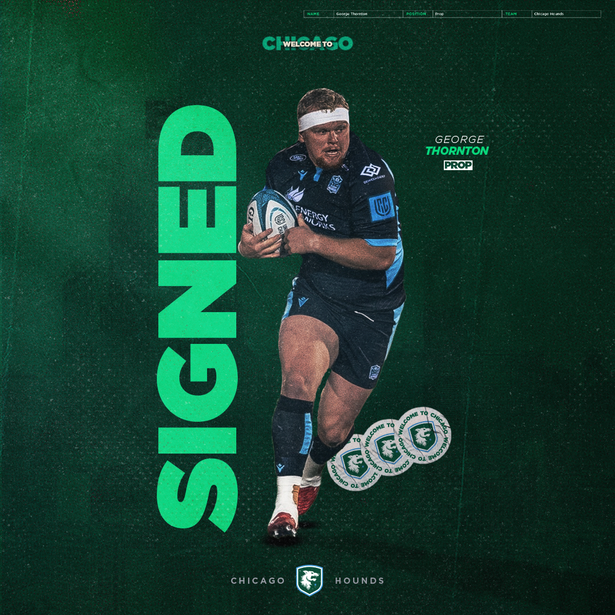 Hounds Add Prop George Thornton