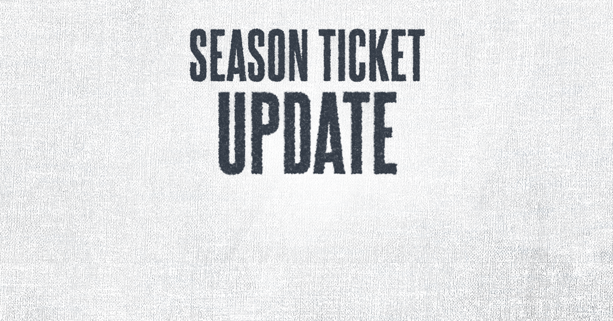 2024 Season Ticket Update