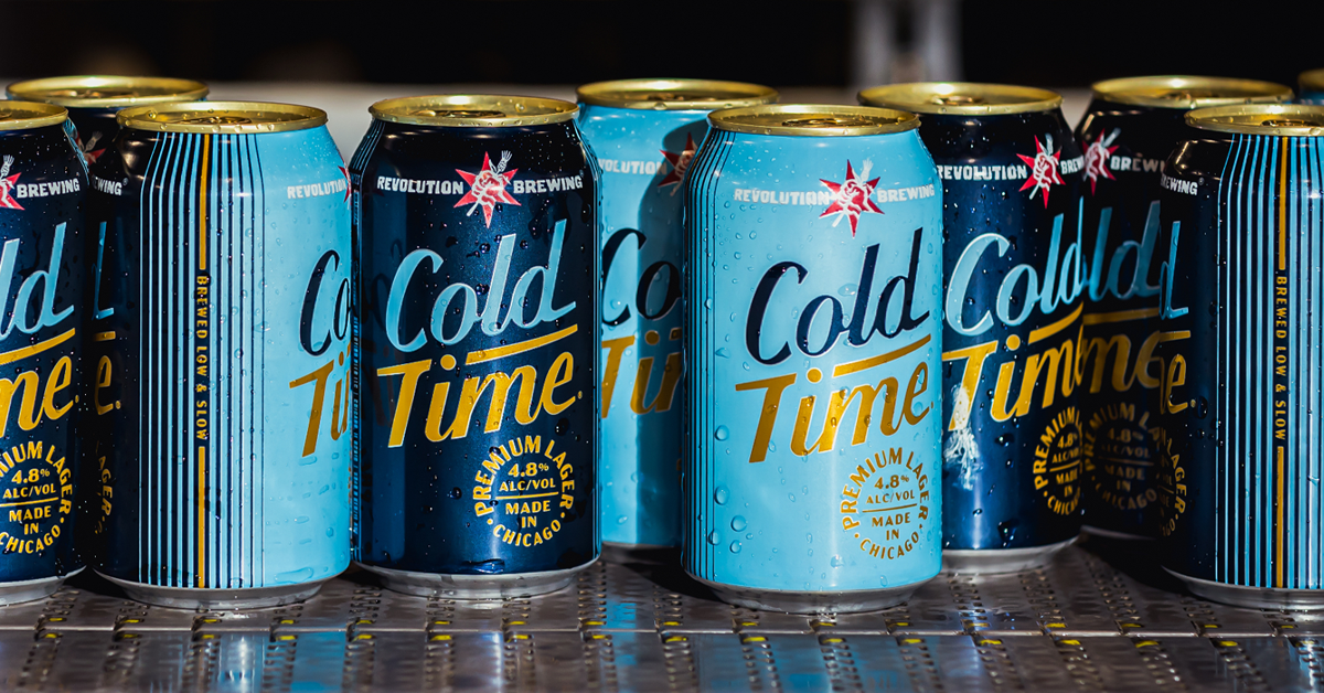 Revolution Brewing’s Cold Time Premium Lager Set to Become the Official Beer of the Chicago Hounds Rugby Team